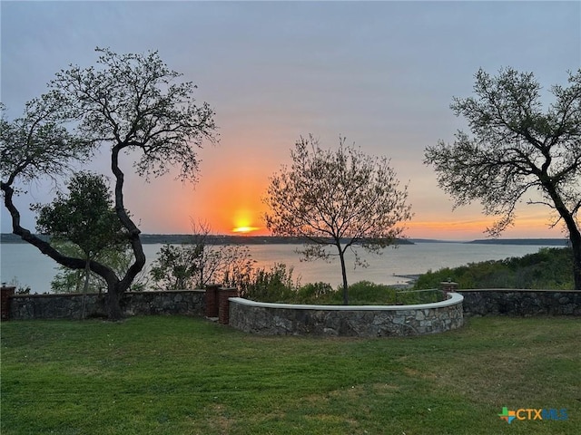 164 Buck Ln, Belton, TX 76513 - view of grassy yard featuring a water view