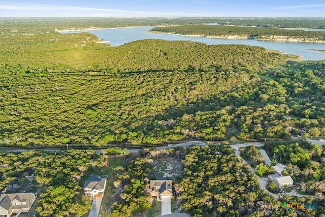 4851 Goliad Dr, Temple, TX 76502 - drone / aerial view featuring a water view and a view of trees