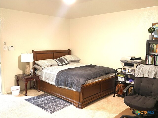 4803 Addie Dr, Killeen, TX 76542 - bedroom featuring light carpet