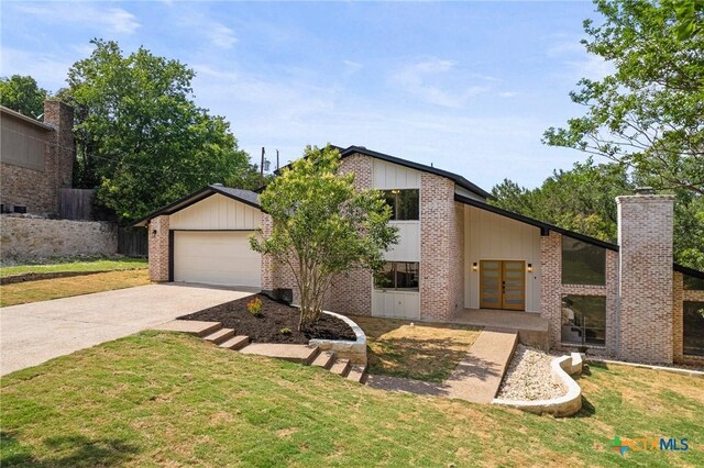 910 Cliffside Dr, Harker Heights, TX 76548 - mid-century home featuring brick siding and a front lawn