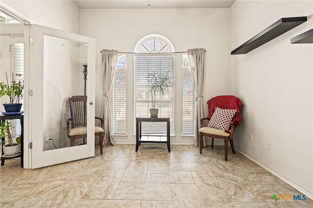 view of sitting room