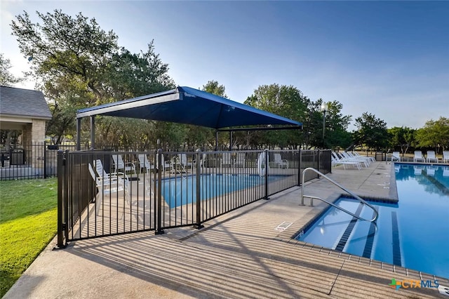 25923 Torch Lily, San Antonio, TX 78260 - community pool with fence and a patio area
