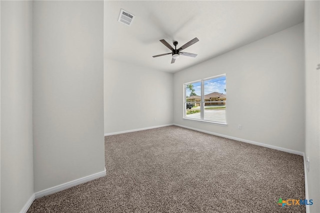 15938 Salado Dr, Temple, TX 76502 - spare room featuring carpet floors and ceiling fan