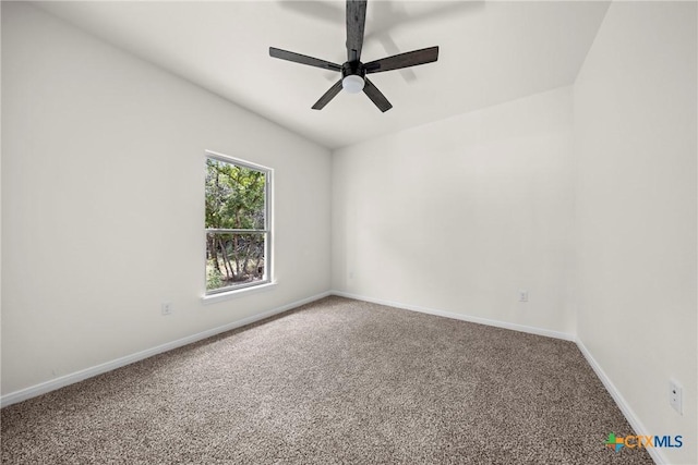 15938 Salado Dr, Temple, TX 76502 - carpeted spare room with a ceiling fan and baseboards