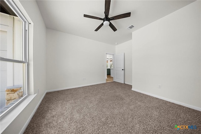 15938 Salado Dr, Temple, TX 76502 - unfurnished bedroom with carpet flooring and a ceiling fan