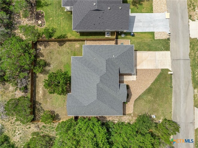 4001 Crockett Ave, Lago Vista, TX 78645 - aerial view of property and surrounding area