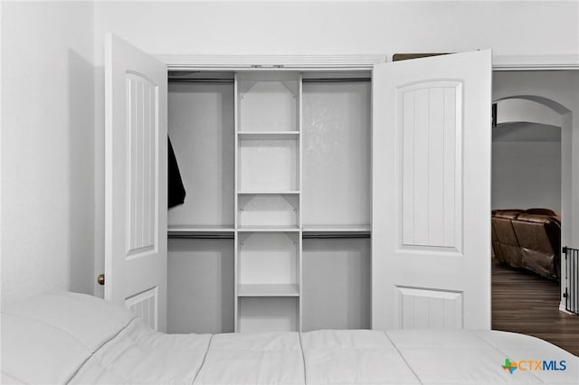 view of closet