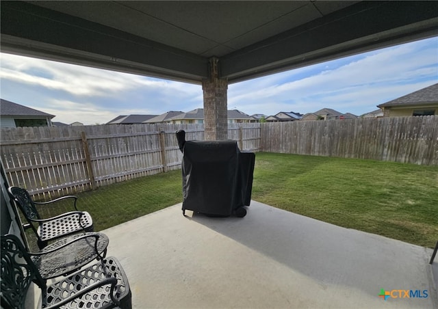 134 Nathaniel Dr, Taylor, TX 76574 - view of patio featuring a residential view