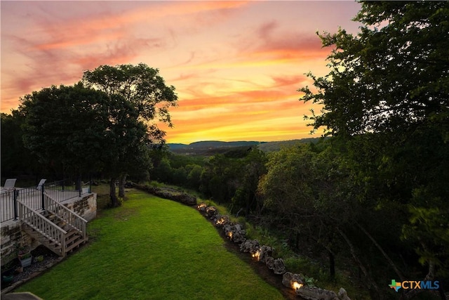 514 Eden Ranch Dr, Canyon Lake, TX 78133 - view of grassy yard