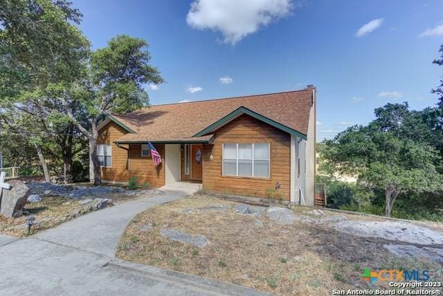 1254 Village Shore Dr, Canyon Lake, TX 78133 - view of chalet / cabin