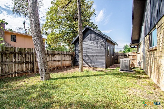 4101 Hickory Rd, Temple, TX 76502 - view of yard with cooling unit and an outbuilding