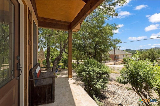 view of patio