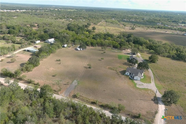 2805 Tumbleweed Trl, Dale, TX 78616 - aerial view of property's location featuring rural landscape
