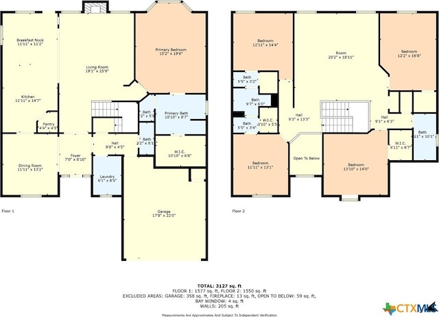 125 Big Timber Dr, Temple, TX 76502 - view of property floor plan