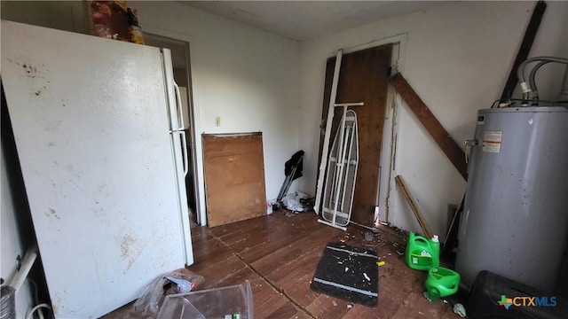 interior space with water heater
