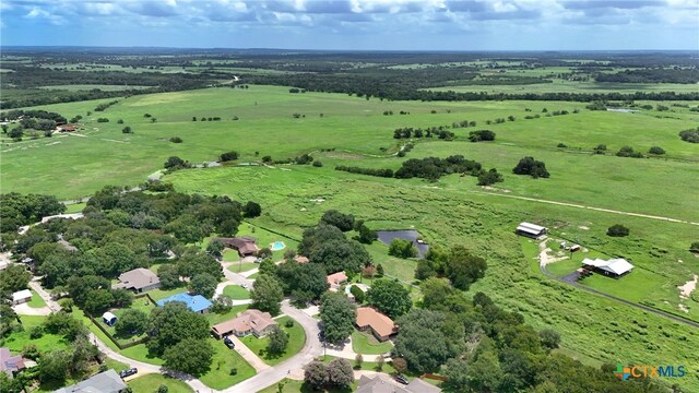 210 Oak Creek Cir, Luling, TX 78648 - aerial overview of property's location with rural landscape
