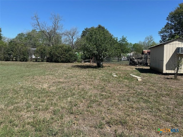 502 N Cherry St, Seguin, TX 78155 - view of yard featuring a shed and an outbuilding