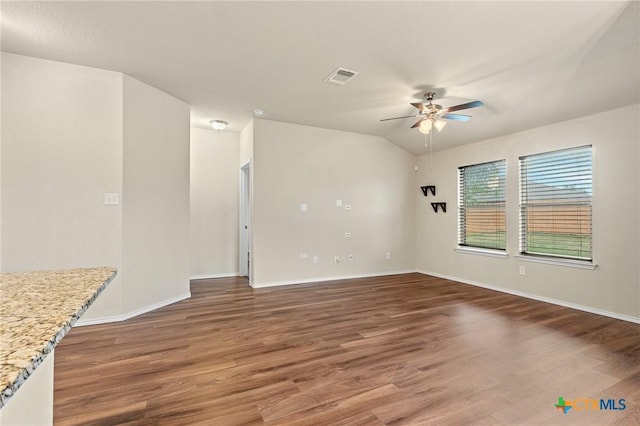 206 Danielle Dr, Killeen, TX 76542 - empty room featuring ceiling fan and wood finished floors