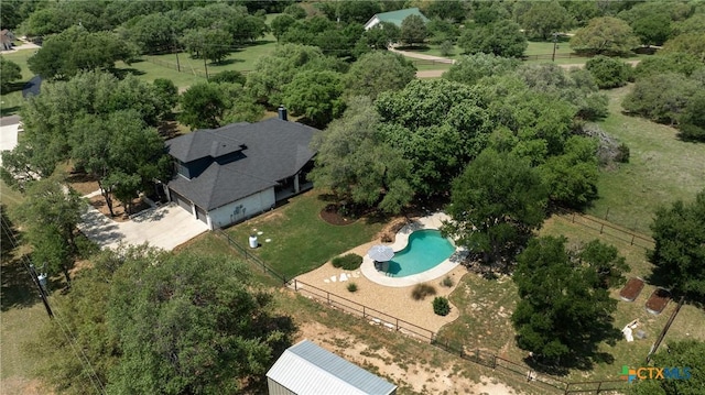 1306 Crystal Spgs, Salado, TX 76571 - aerial view of property and surrounding area with a pool