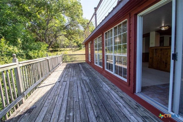 view of deck