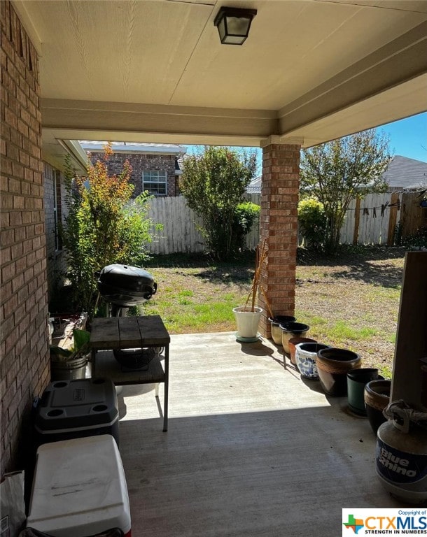 view of patio