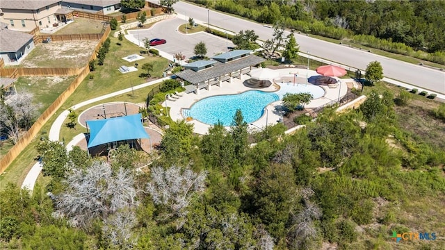 2048 Wigeon Way, Copperas Cove, TX 76522 - drone / aerial view of a pool area