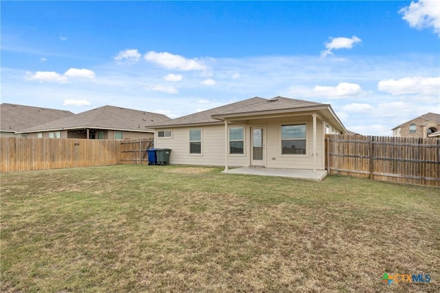 2048 Wigeon Way, Copperas Cove, TX 76522 - rear view of house featuring a patio and a fenced backyard