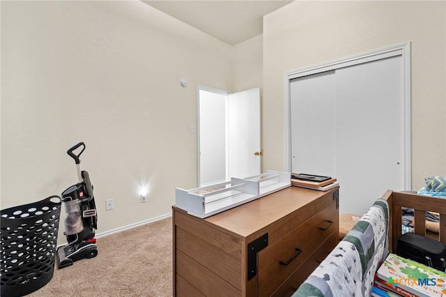 1801 Caprock Dr, Killeen, TX 76549 - carpeted bedroom featuring a closet and baseboards
