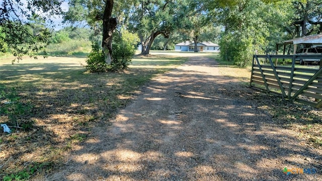 view of road