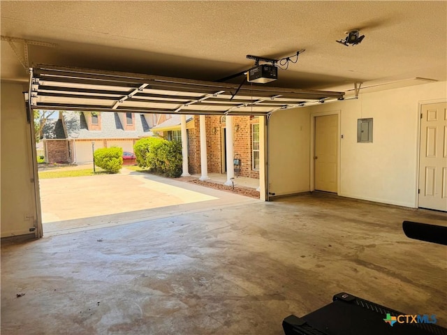 3900 Chisholm Trl, Salado, TX 76571 - garage with a garage door opener and electric panel