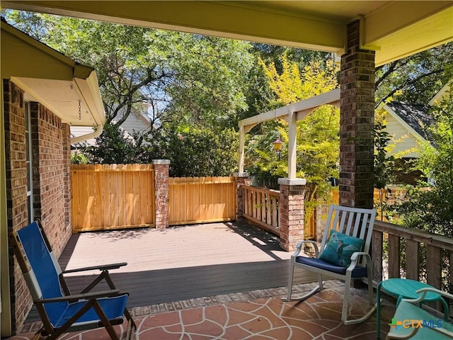 3900 Chisholm Trl, Salado, TX 76571 - deck featuring fence