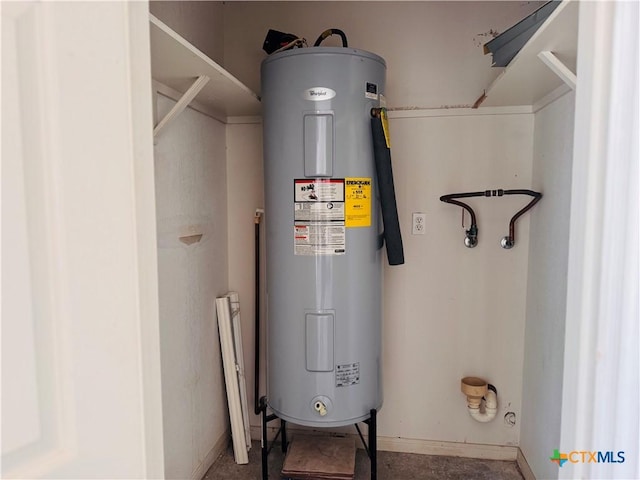 3900 Chisholm Trl, Salado, TX 76571 - utility room featuring water heater