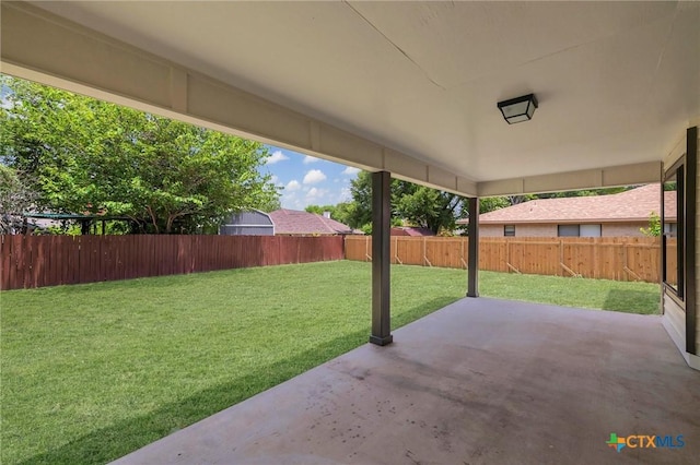 601 Pondview Dr, Killeen, TX 76542 - fenced backyard with a patio