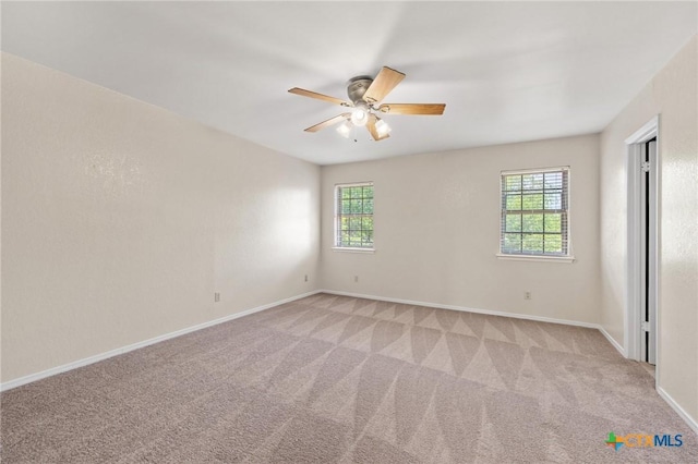 601 Pondview Dr, Killeen, TX 76542 - unfurnished room featuring a ceiling fan and light colored carpet