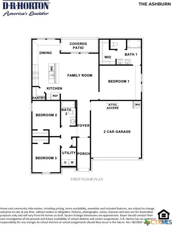 625 Eaton Dr, Temple, TX 76504 - view of room layout
