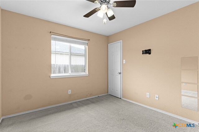 5300 Two Step Pl, Killeen, TX 76542 - carpeted empty room featuring a ceiling fan and baseboards