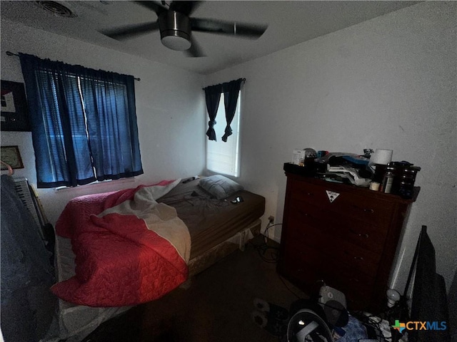 1402 N W S Young Dr, Killeen, TX 76543 - bedroom with ceiling fan