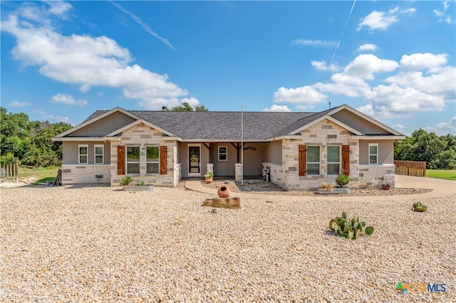 view of front of property