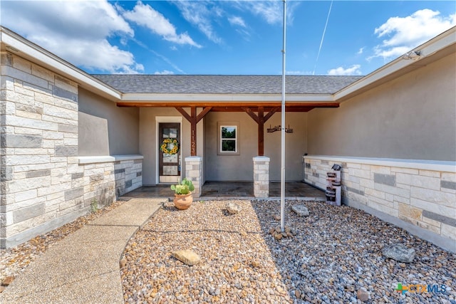 view of entrance to property