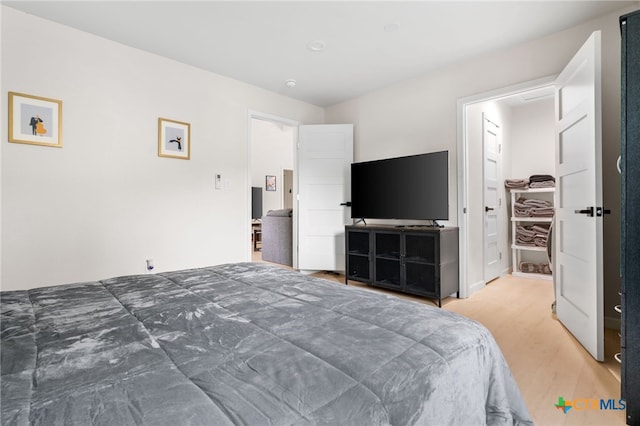 1107 Chesapeake Dr, Austin, TX 78758 - bedroom with light wood-style floors