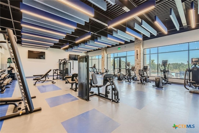 108 Rainbow Valley Trl, San Marcos, TX 78666 - view of gym