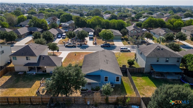 drone / aerial view featuring a residential view