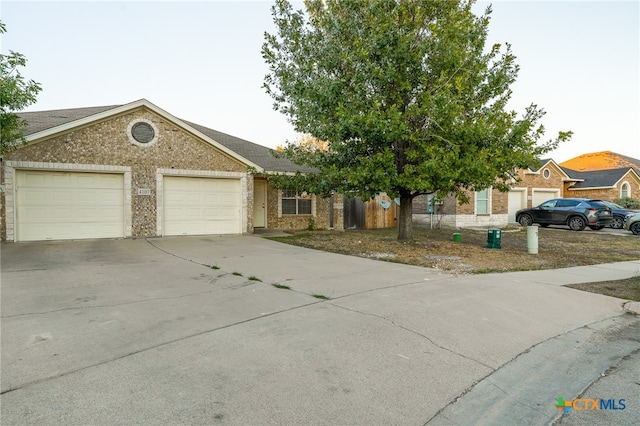 ranch-style house with a garage