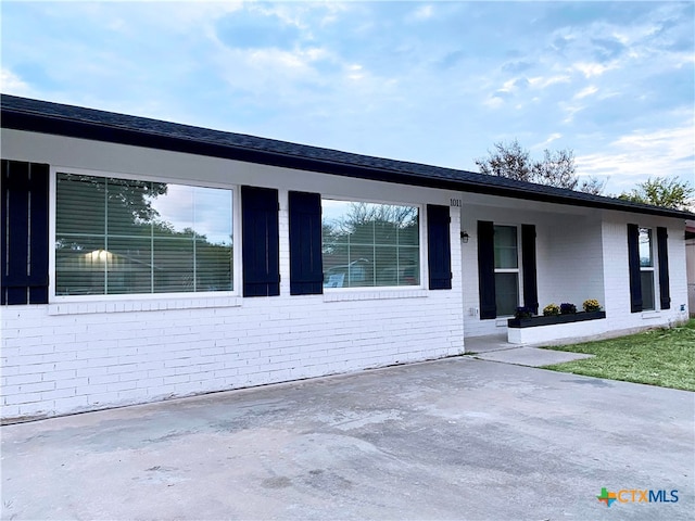 view of ranch-style house