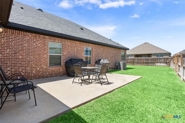 7516 Hardin Dr, Temple, TX 76502 - view of patio featuring central AC