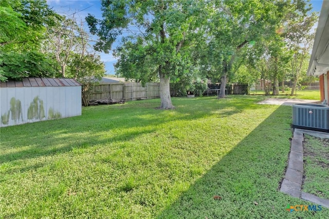 2307 E Airline Rd, Victoria, TX 77901 - fenced backyard with a storage shed