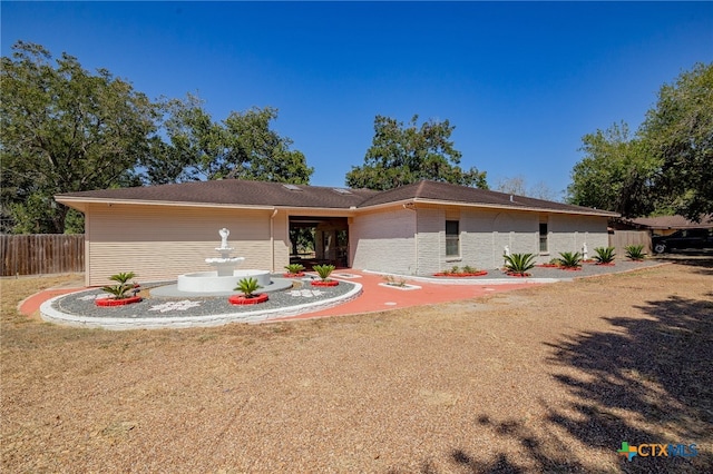 view of ranch-style house