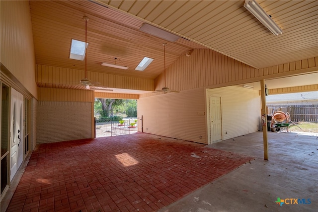 view of horse barn