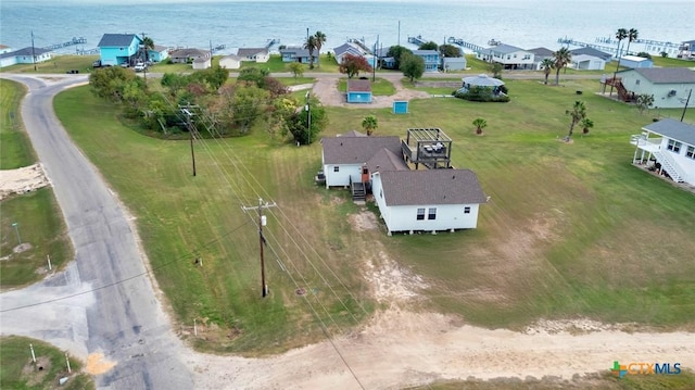 11 Enchanted Ln, Port Lavaca, TX 77979 - aerial perspective of suburban area with a large body of water