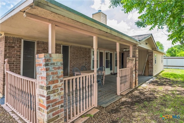 4803 Chad Dr, Killeen, TX 76542 - view of home's exterior featuring brick siding and a chimney
